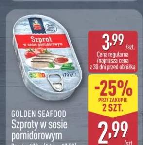 Szproty w sosie pomidorowym