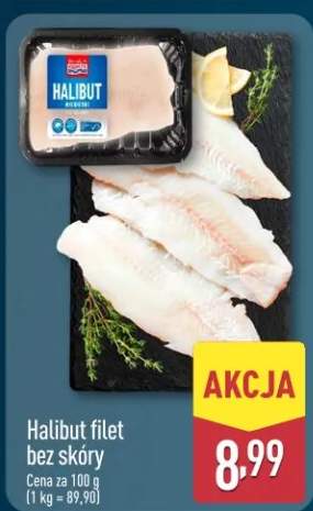 Halibut filet bez skóry