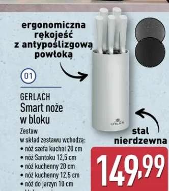 Noże w bloku zestaw
