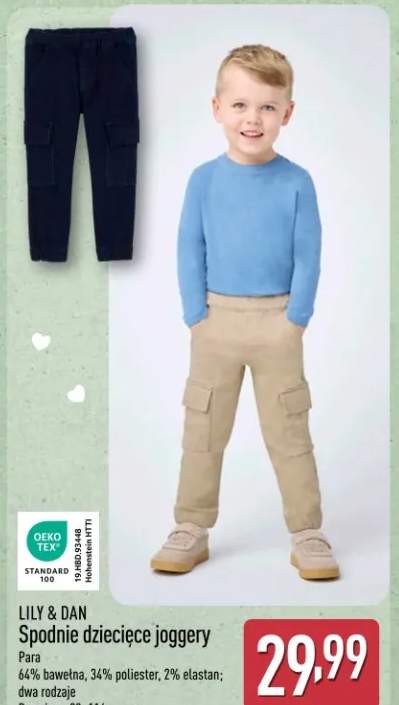 Spodnie dziecięce joggery