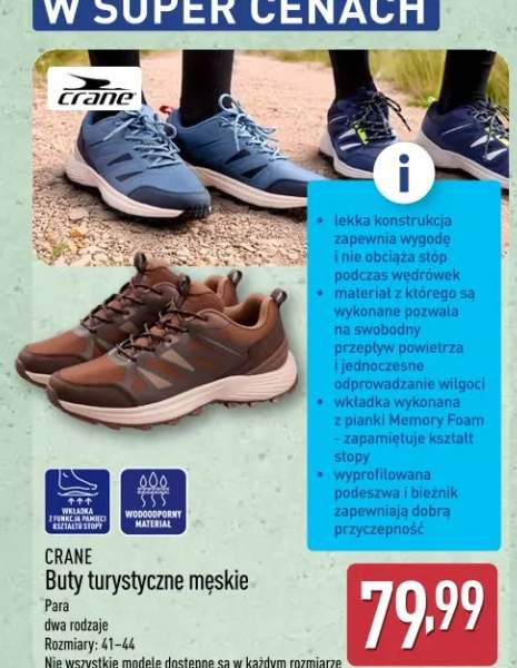 Buty turystyczne męskie