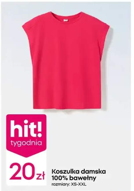 Koszulka damska 100% bawełny