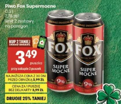 Piwo Fox Supermocne
