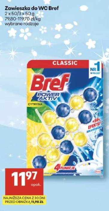 Zawieszka do WC Power Aktiv cytryna