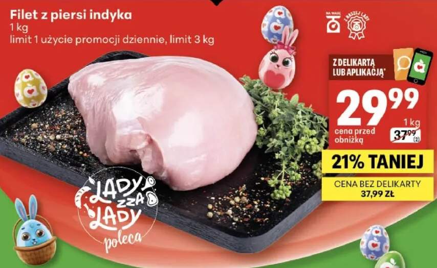 Filet z piersi indyka