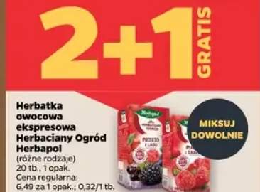 Herbatka owocowa ekspresowa Herbaciany Ogród malina (różne rodzaje)