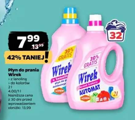 Płyn do prania z lanoliny 30 prań