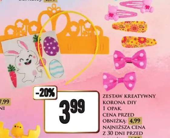 Zestaw kreatywny korona DIY