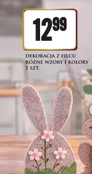 Dekoracja z filcu różne wzory i kolory