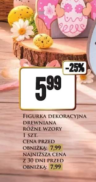 Figurka dekoracyjna drewniana różne wzory