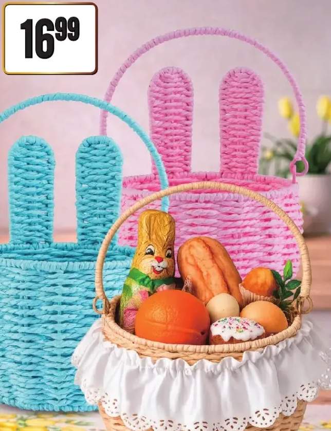 Koszyk wielkanocny różne wzory i kolory