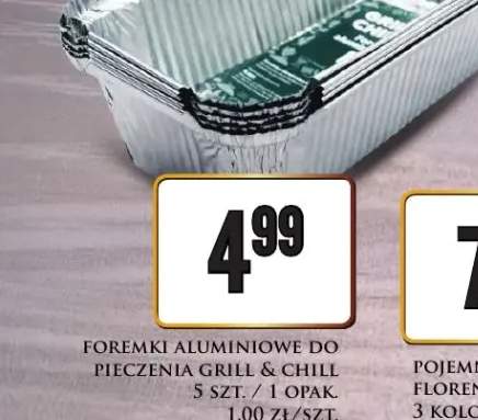 Foremki aluminiowe do pieczenia grill & chill