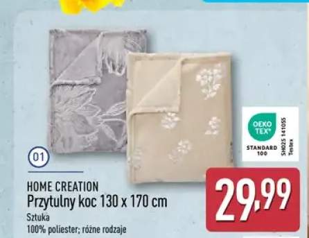 Koc przytulny 130 x 170 cm