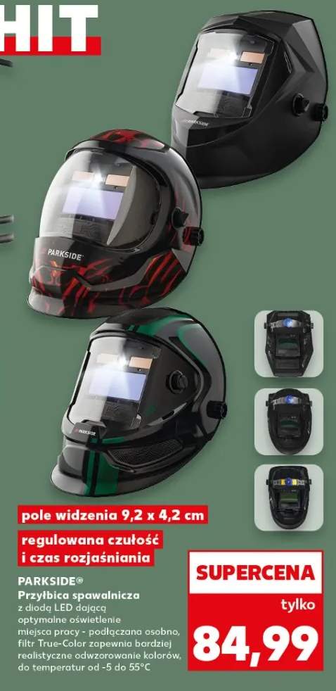 Przyłbica spawalnicza