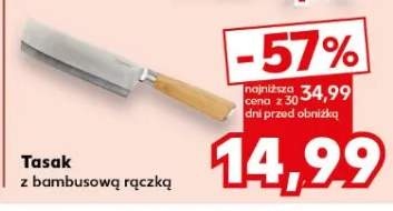 Tasak z bambusową rączką