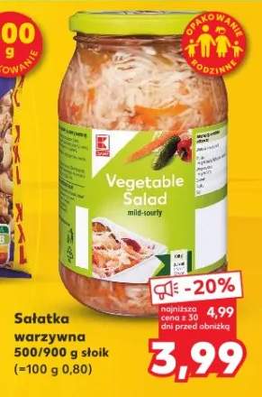 Sałatka warzywna Vegetable Salad