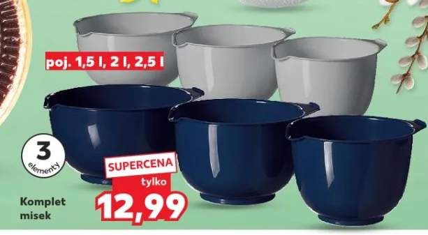 Komplet misek poj. 1,5 l, 2 l, 2,5 l