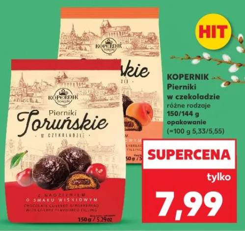 Pierniki w czekoladzie różne rodzaje 150/144g opakowanie