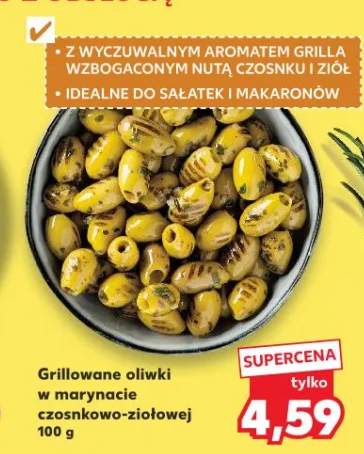 Oliwki grillowane w marynacie czosunkowo-ziołowej