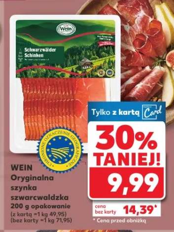 Oryginalna szynka szwarcwaldzka