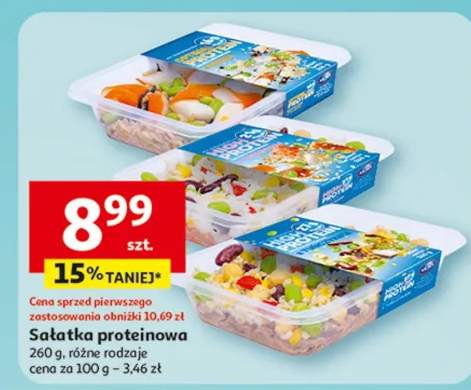 Sałatka proteinowa różne rodzaje