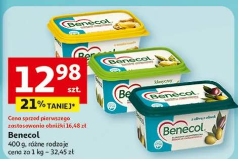 Margaryna Benecol różne rodzaje