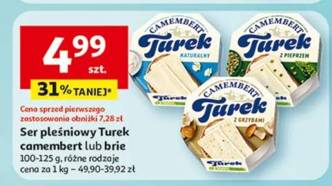 Ser pleśniowy camembert lub brie