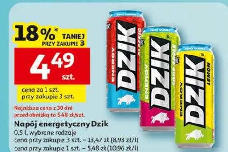 Napój energetyczny Dzik