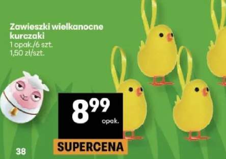 Zawieszki wielkanocne kurczaki