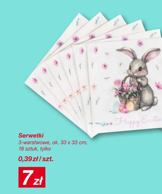 Serwetki 3-warstwowe