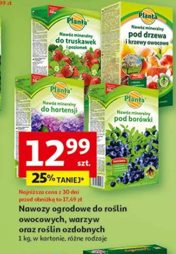 Nawozy ogrodowe do roślin owocowych, warzyw oraz roślin ozdobnych