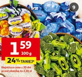 Cukierki kapitańskie, kukułki, tutti frutti, mleczne, eukaliptusowe, landrynki lodowe luzem lub w opakowaniu