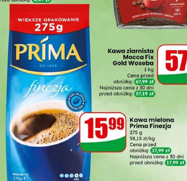 Kawa mielona Prima Finezja