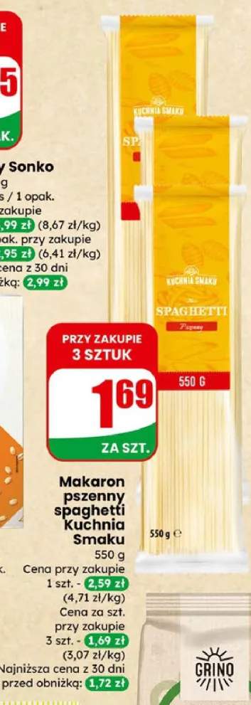 Makaron pszenny spaghetti Kuchnia Smaku