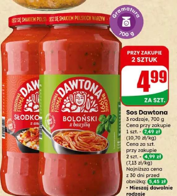 Sos boloński z bazylią