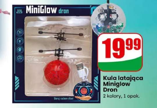 Kula latająca Miniglow Dron 2 kolory