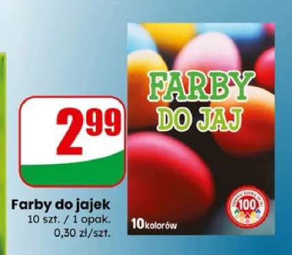 Farby do jajek 10 kolorów