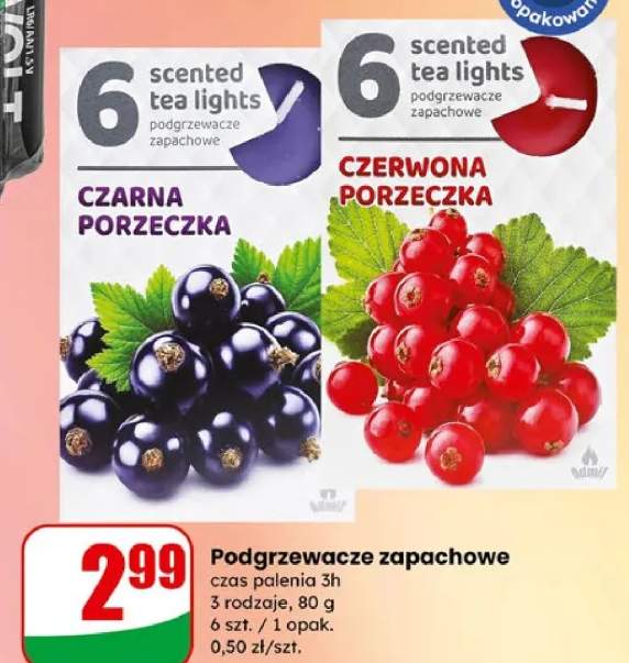 Podgrzewacze zapachowe czarna porzeczka