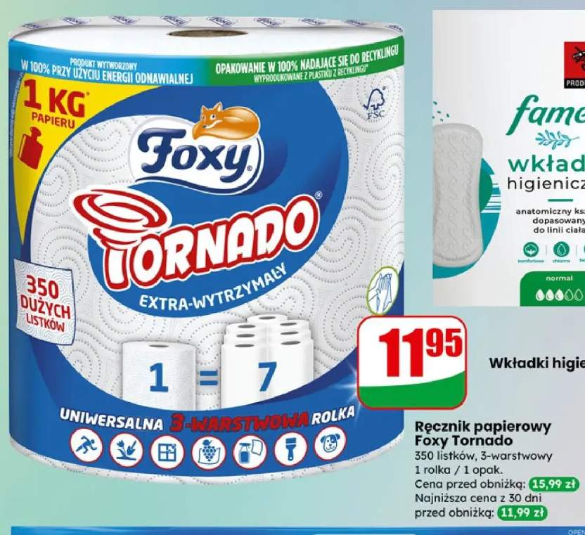 Ręcznik papierowy Foxy Tornado