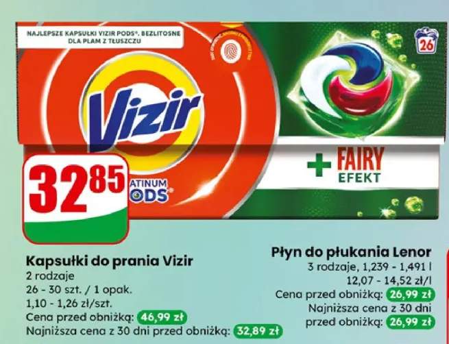 Kapsułki do prania 2 rodzaje