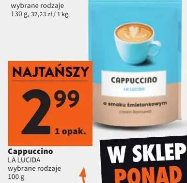 Cappuccino o smaku śmietankowym