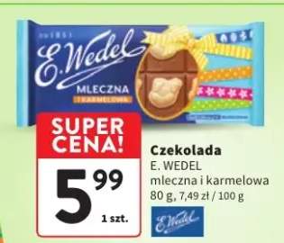Czekolada mleczna i karmelowa