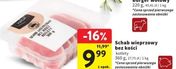 Schab wieprzowy bez kości kotlety