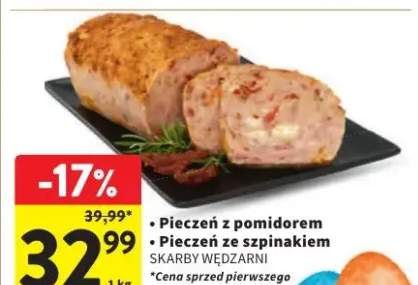 Pieczeń ze szpinakiem