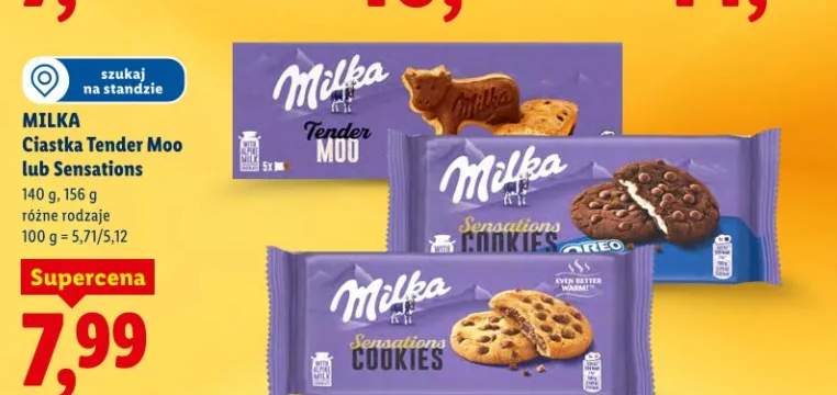 Ciastka Tender Moo lub Sensations