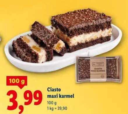 Ciasto maxi karmel