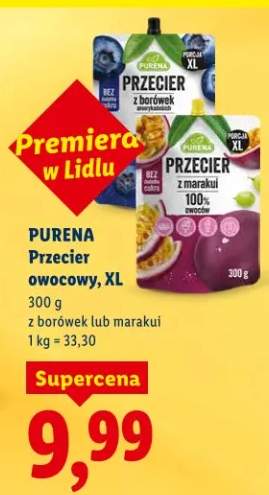 Przecier owocowy XL z borówek lub marakui