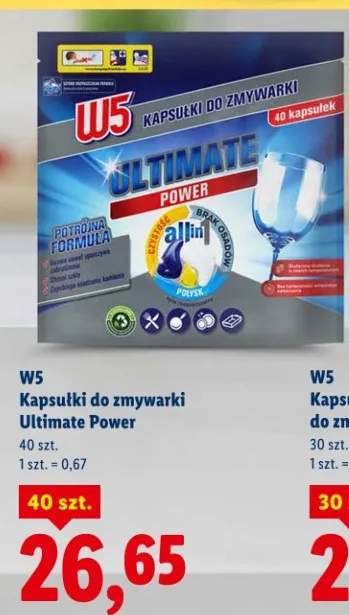 Kapsułki do zmywarki Ultimate Power