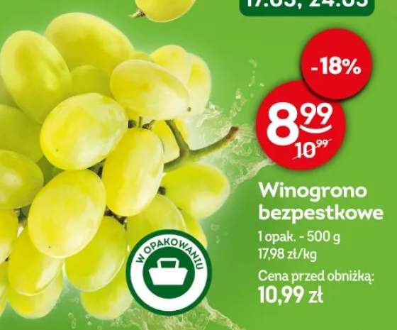 Winogrono bezpestkowe