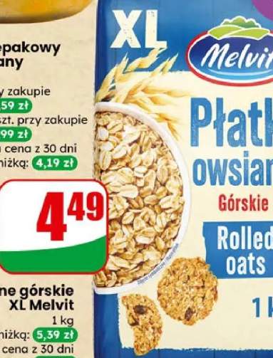 Płatki owsiane górskie XL